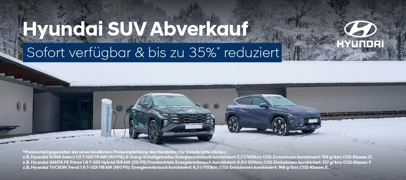 Hyundai SUV Abverkauf