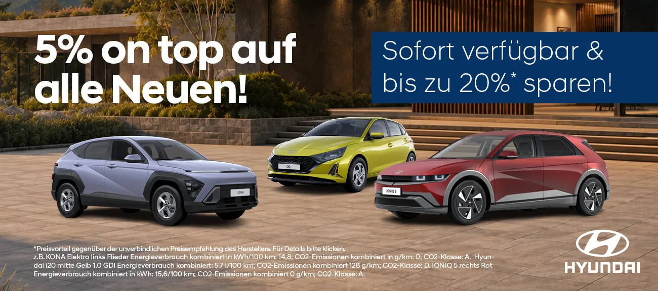 5% on top Neuwagen