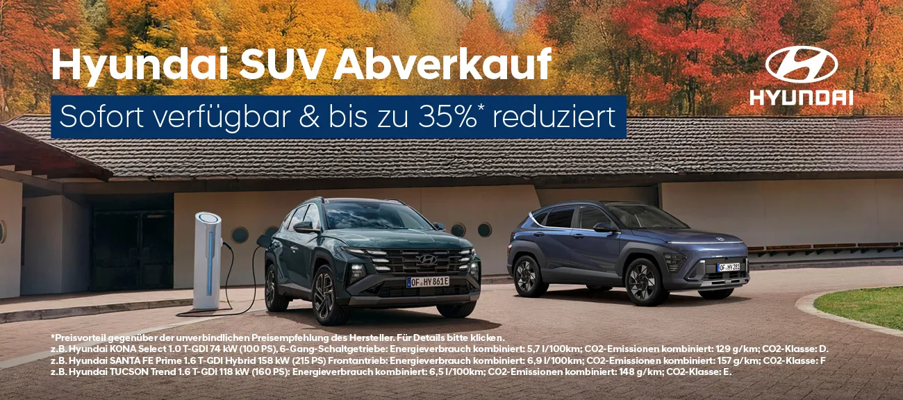 Hyundai SUV Abverkauf