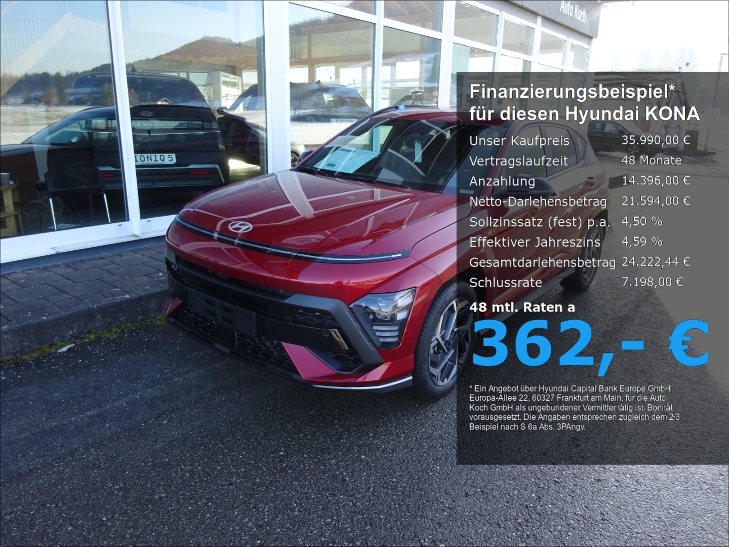 KONA N-Line X 4WD SX2 (MY26) 1.6 T-GDI (180 PS) DCT Nav...