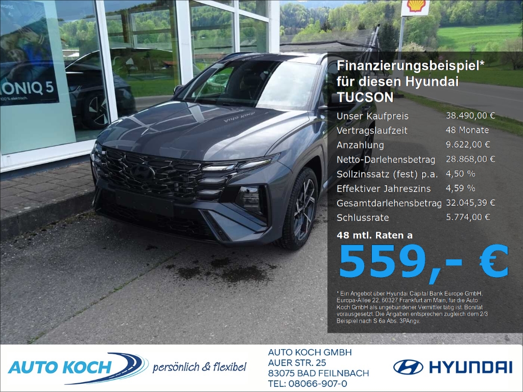 TUCSON 1.6 T-GDI, N Line Mild-Hybrid 2WD, Assisten HUD ...