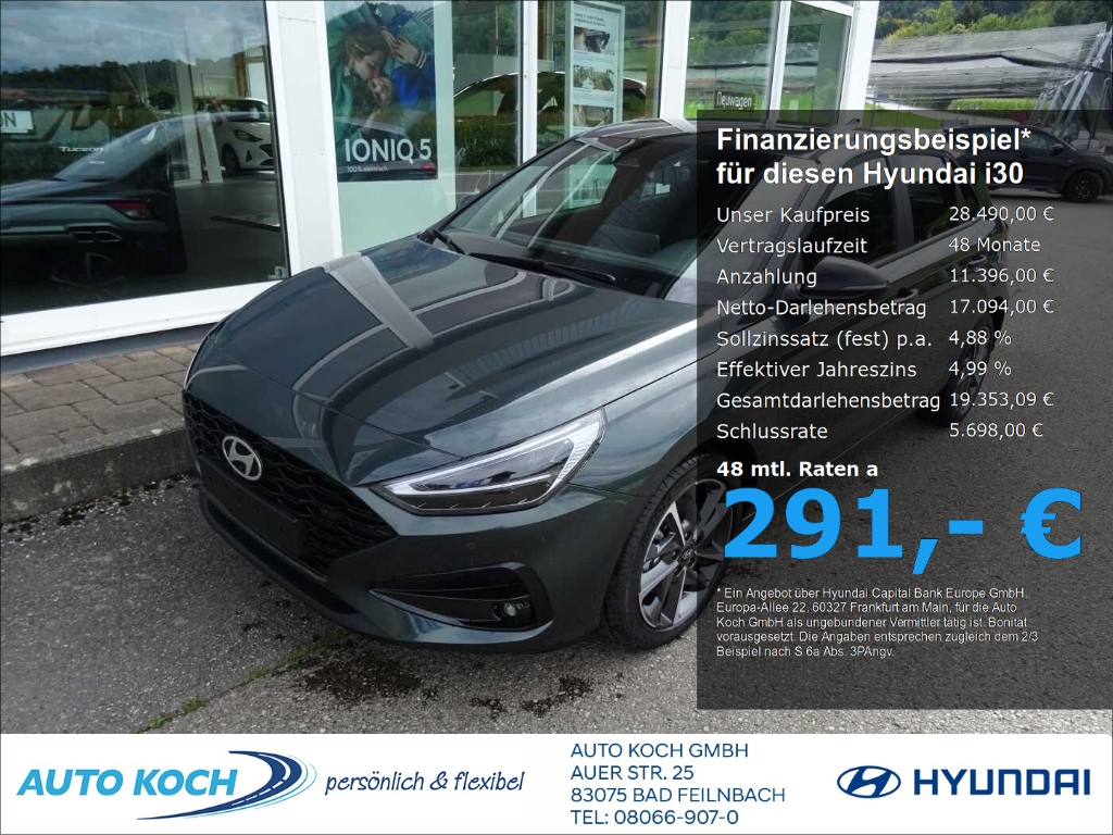 i30 1.5 T-GDI DCT, Advantage Mild-Hybrid Navi Digitales...