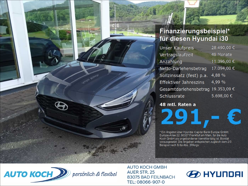 i30 1.5 T-GDI, Advantage DCT Navi Digitales Cockpit App...